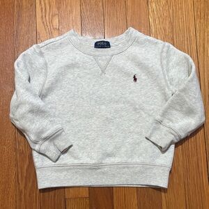 Polo by Ralph Lauren Light Gray Crewneck Sweater